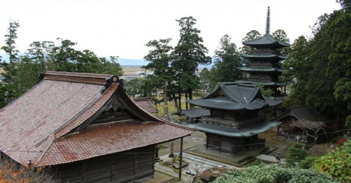 Ngôi đền trên đỉnh Yamagata, Nhật bản. (Nguồn:Internet)