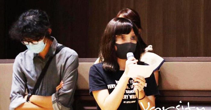 Nữ sinh từng bị bắt giam ở trại tập trung San Uk Lang, khẩn thiết yêu cầu hiệu trưởng trường ra mặt lên án những cảnh sát Hồng Kông có hành vi bạo lực tình dục.