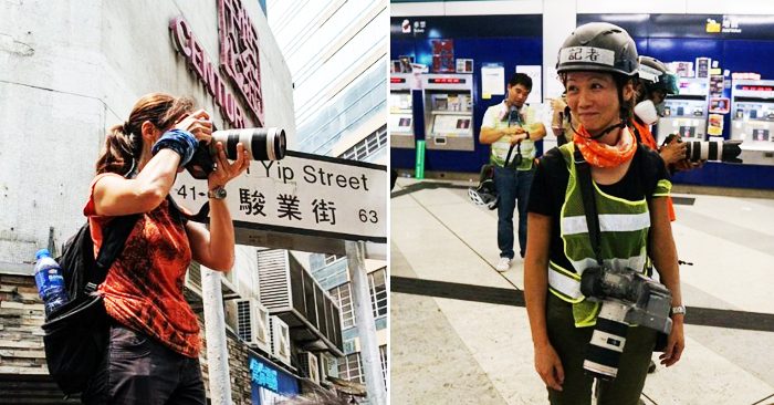 Nhiếp ảnh gia tự do May James bị cảnh sát Hồng Kông bắt giữ