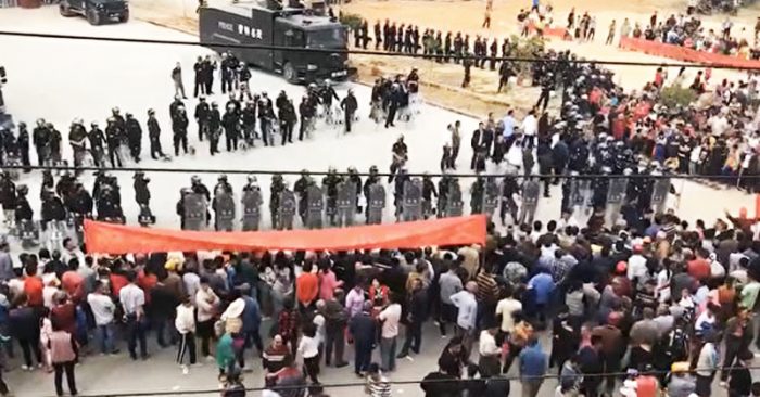 Người biểu tình Quảng Đông bị chặn không cho tiếp cận với chính quyền địa phương