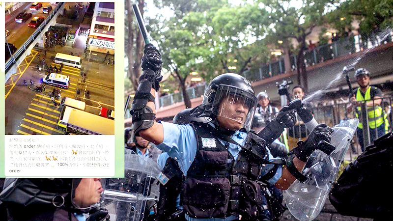 Cảnh sát HK lạm dụng bạo lực và bắt giữ người dân Hồng Kông một cách bừa bãi, khiến cả thế giới phải căm phẫn. (Ảnh: Getty Images)