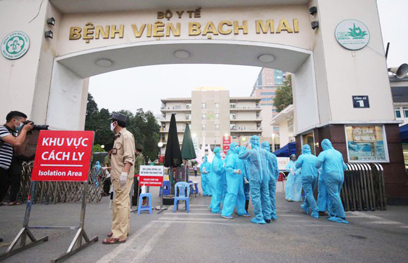 Việt Nam ghi nhận 194 ca, 6 ca mới đều liên quan đến BV Bạch Mai